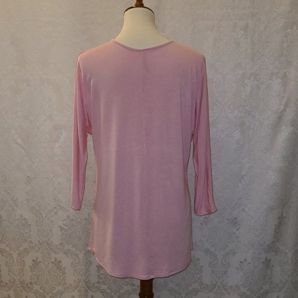 Ruby Ribbon Pink Lounge About Tunic #1669 - Picture 6 of 13